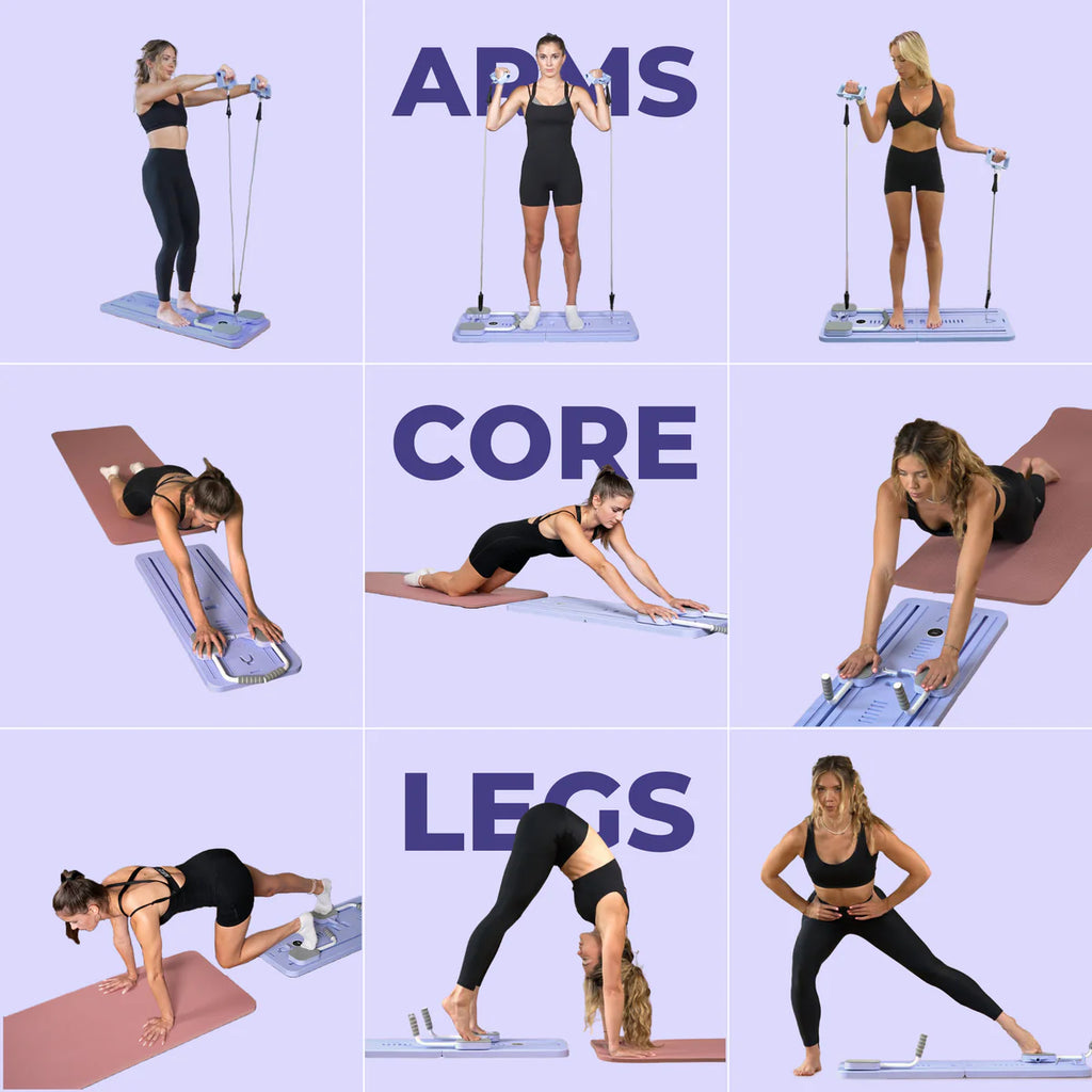 Planche d'entraînement FlexCore Yoga & Pilates – Plateforme de fitness multifonctionnelle pour la maison