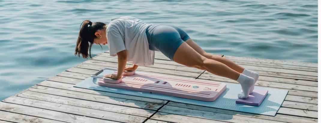 Planche d'entraînement FlexCore Yoga & Pilates – Plateforme de fitness multifonctionnelle pour la maison